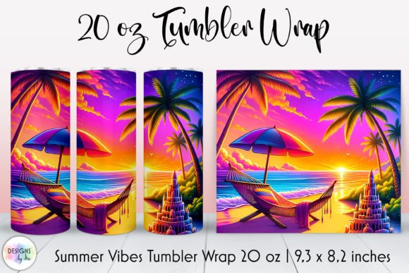 Download Tropical Summer Tumbler Wrap Design - Summer tumbler Collection