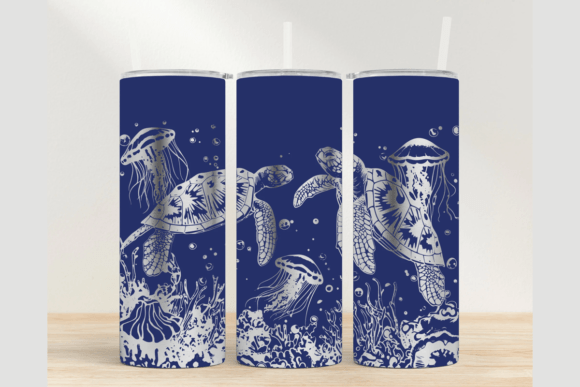 Download Turtle 20oz Laser Tumbler Wrap SVG - Laser tumbler wrap Collection