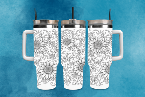 Download Sunflower Laser Tumbler Wrap PNG - Laser tumbler wrap Collection